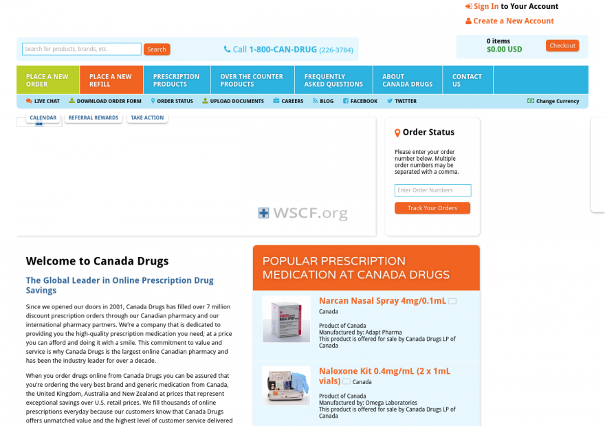 1Canadadrugs.com Overseas Internet Pharmacy