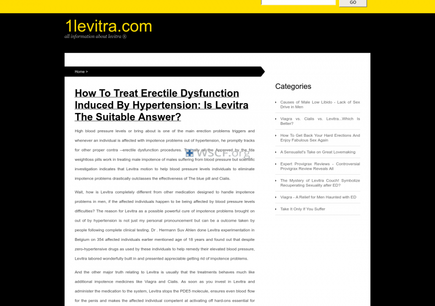 1Levitra.com Great Web Drugstore