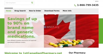 1Stcanadianpharmacy.net Drug Store