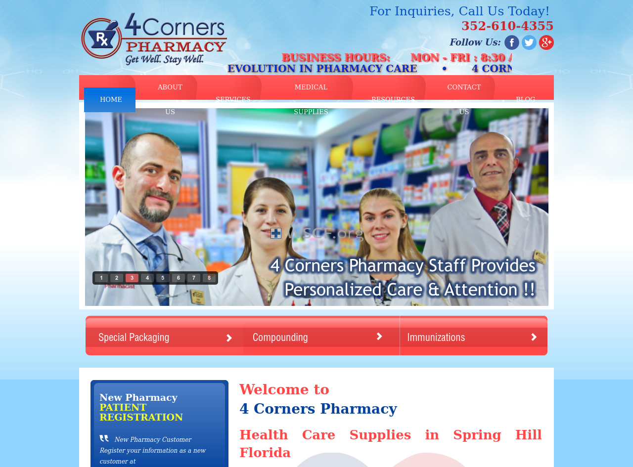 4Cornerspharmacy.net Pharmacies Online