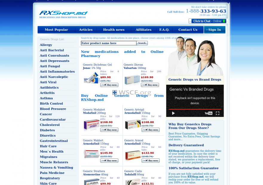 4Rx-Pharmacy.com Online Offshore Drugstore