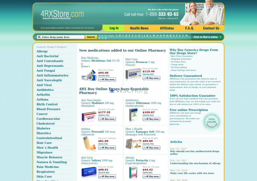 4Rxstore.com Leading Online Pharmacy