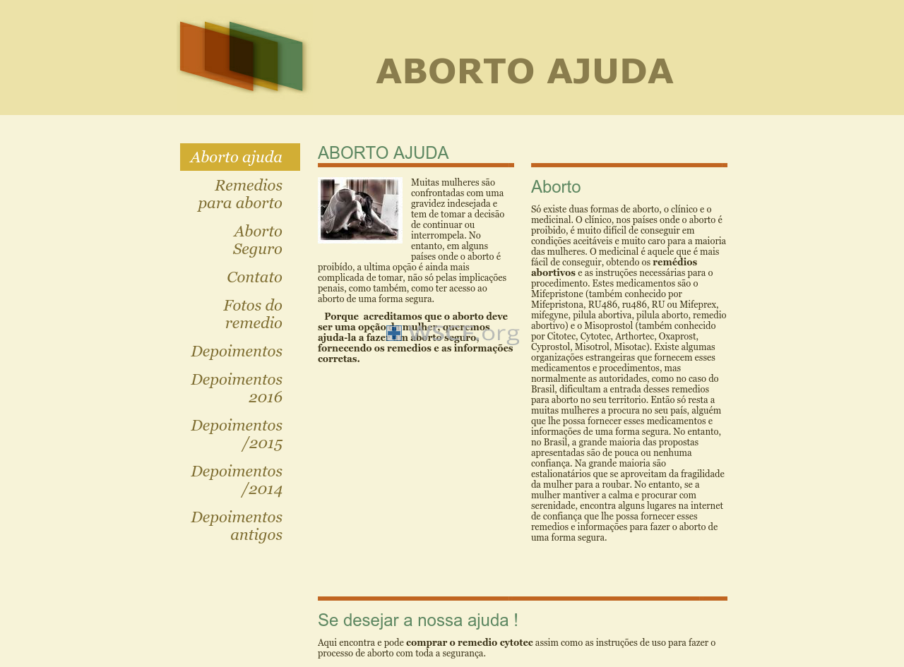 Abortoajuda.com Online Drugstore