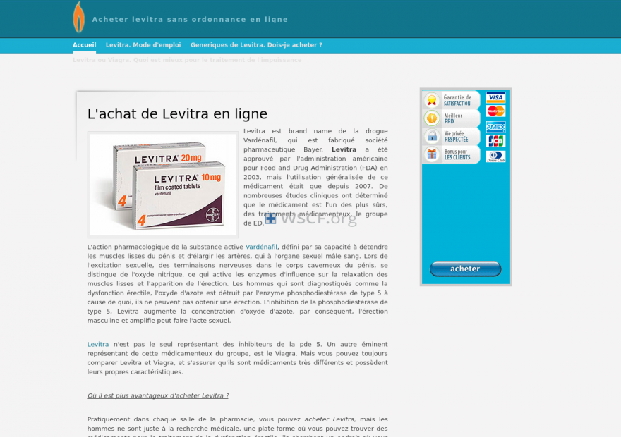 Acheter-Levitra.net Great Web Pharmacy