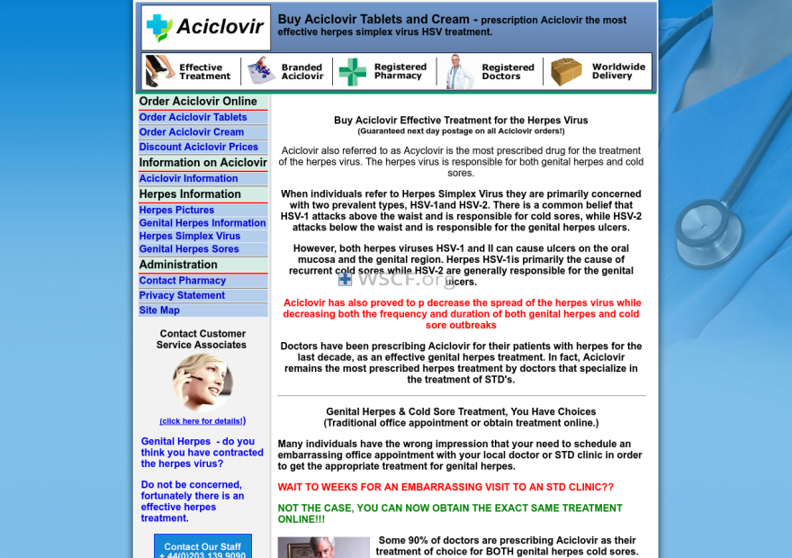 Aciclovir.co.uk The Internet Canadian Pharmacy