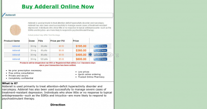 Adderallonlinewithoutprescription.com Order Prescription Drugs Online With No Prescription