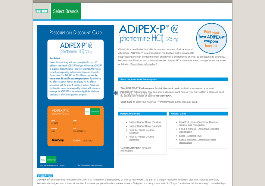 Adipex.org Overseas Discount Pharmacy