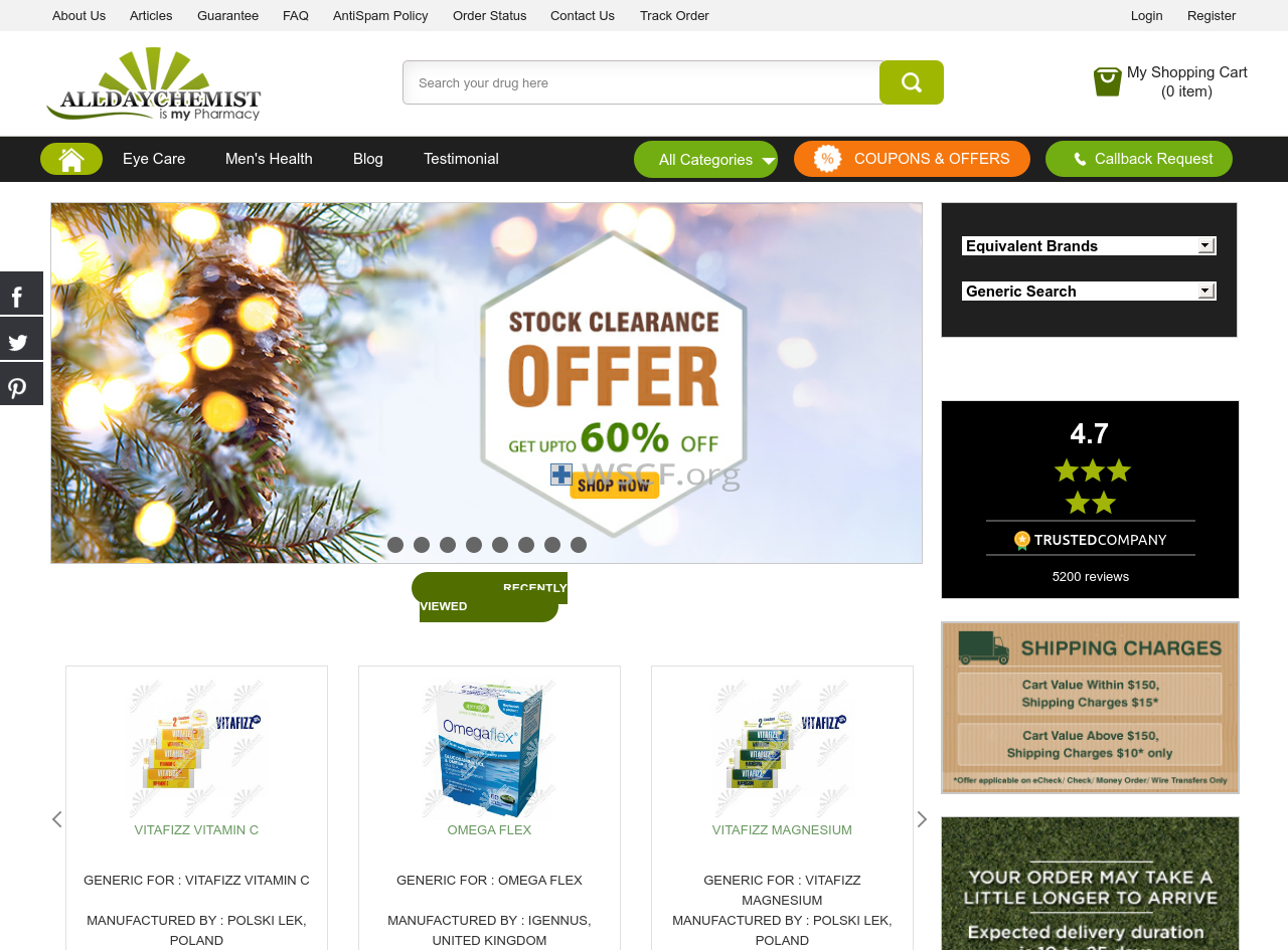 Alldaychemist.com Drugstore