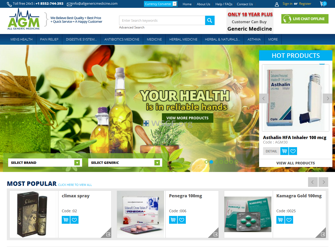 Allgenericmedicine.com Online Pharmacy