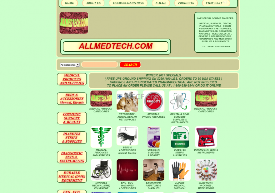 Allmedtech.com Overseas On-Line Drugstore