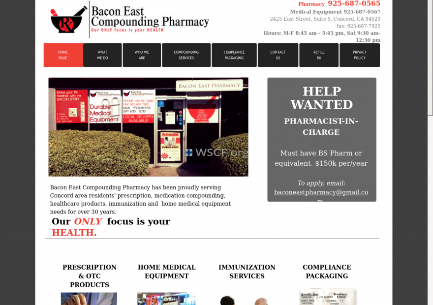 Baconeast.com Online Canadian Pharmacy
