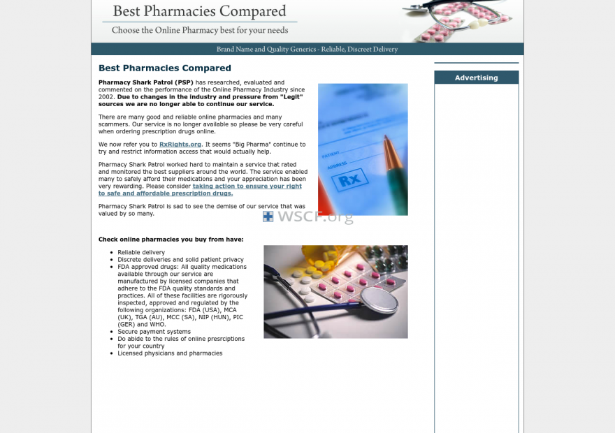 Best-Pharmacies-Compared.com Confidential online Pharmacy.