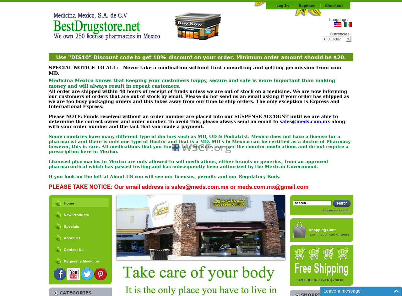 Bestdrugstore.net Pharmacies Online