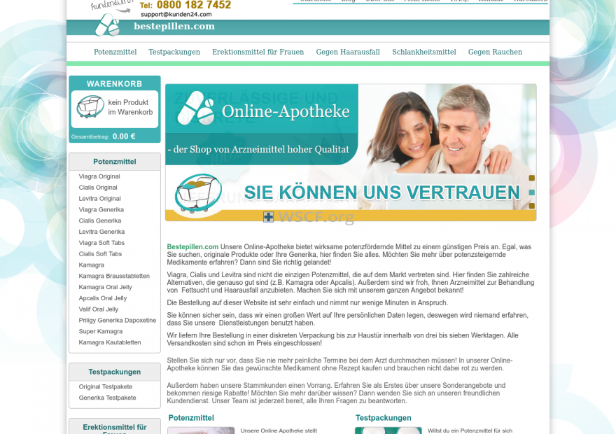 Bestepillen.com Your One Click Pharmacy