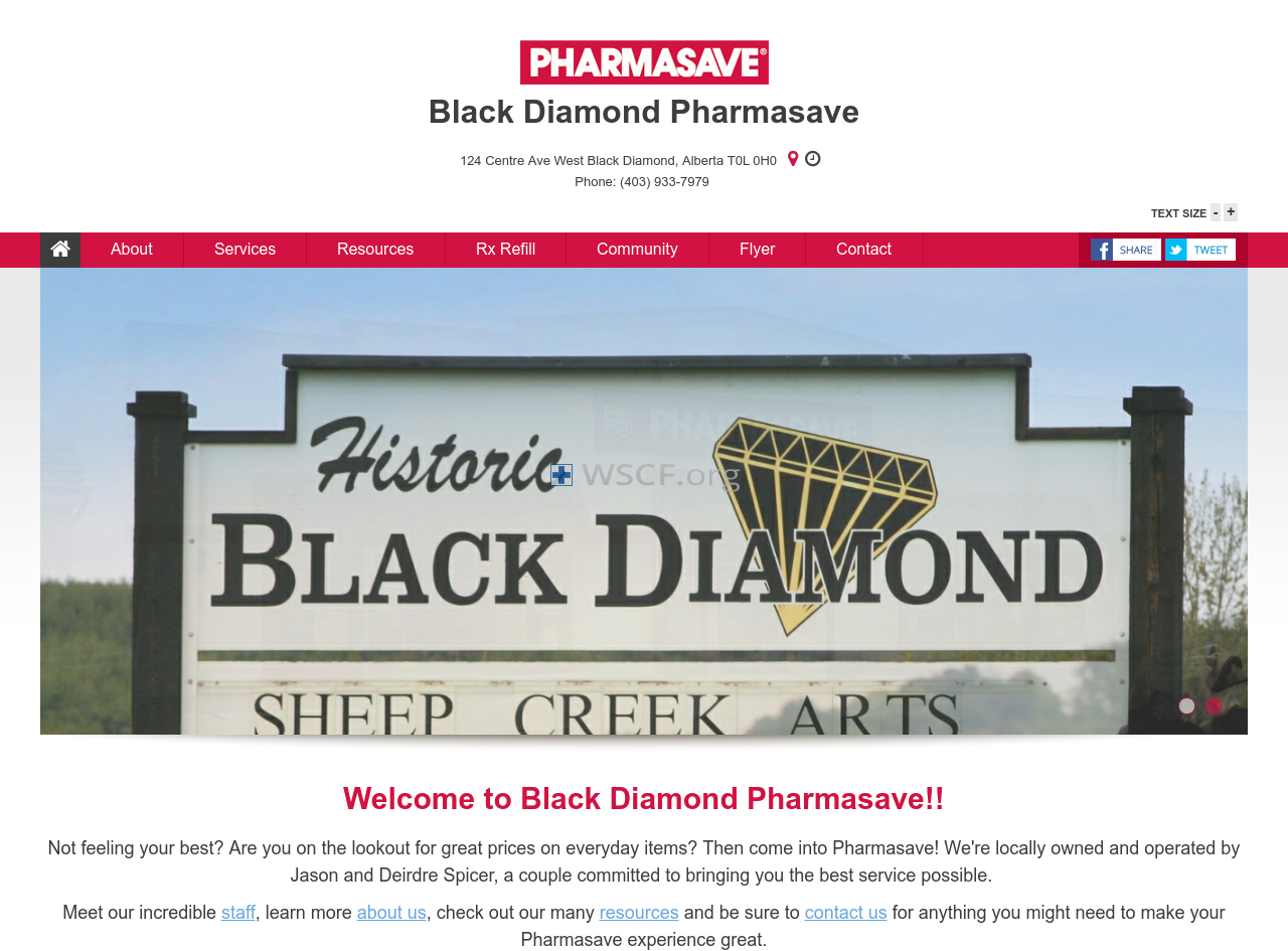 Blackdiamondpharmasave.com Pharmacy Online