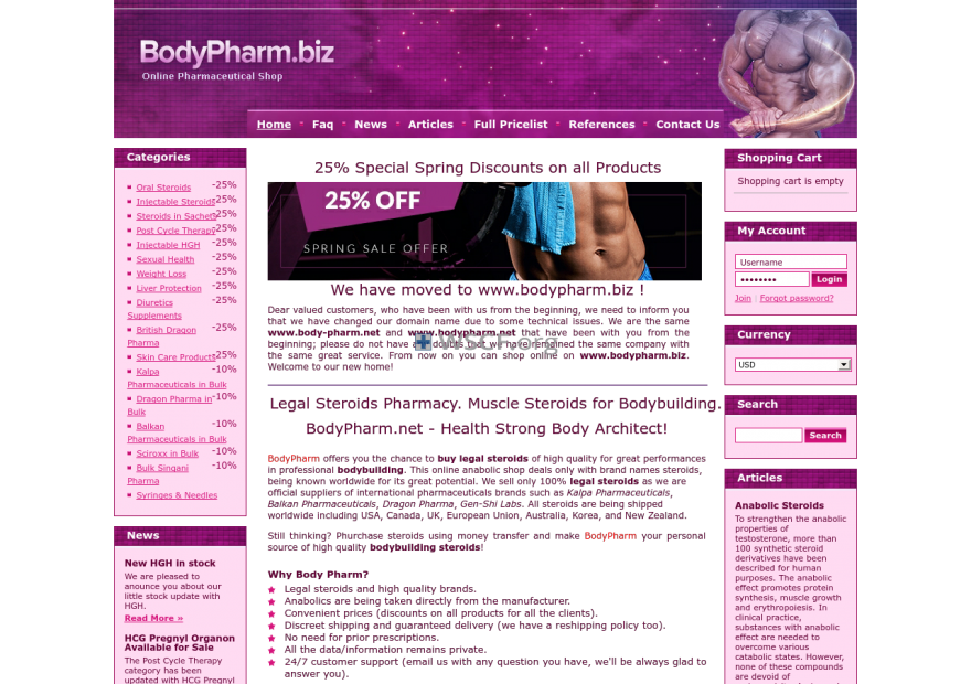 Body-Pharma.net Web’s Drugstore