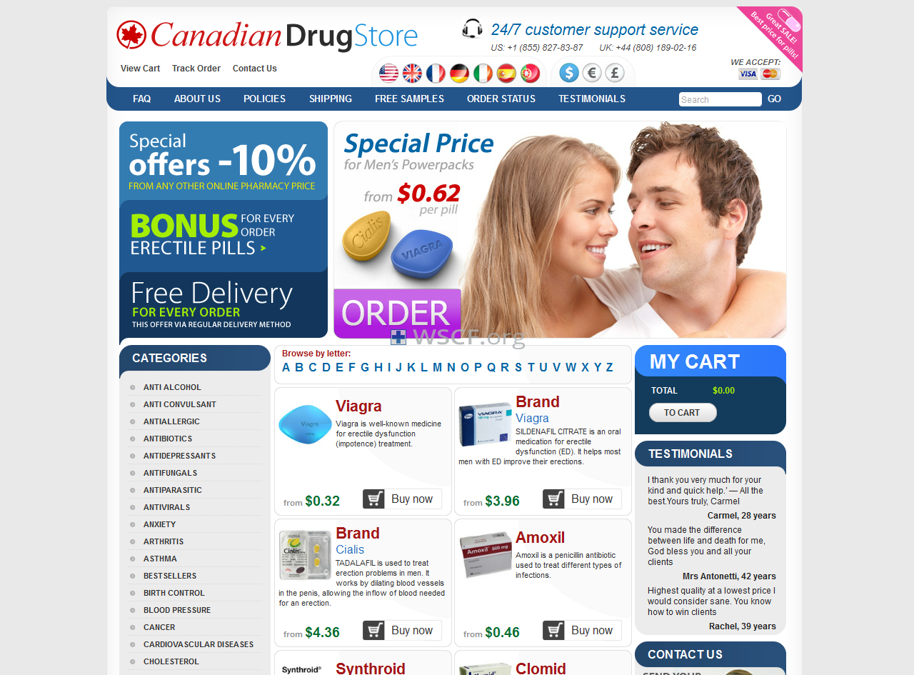 Canadianonlinedrugs.com ED Drugs Online