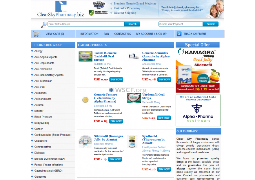 Clearskypharmacy.biz Best Online Pharmacy in U.S.