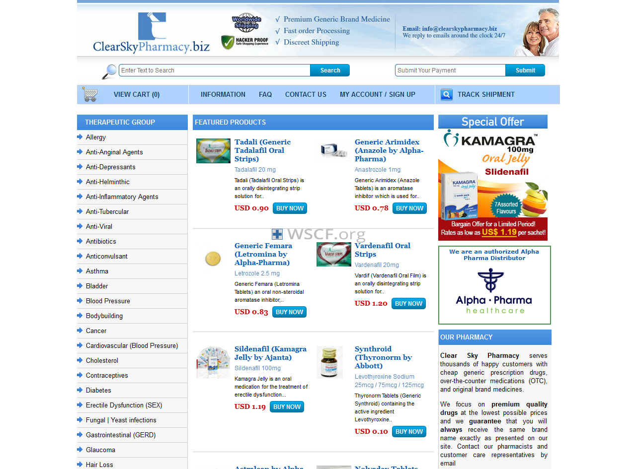 Clearskypharmacy.biz Pharmacy Online