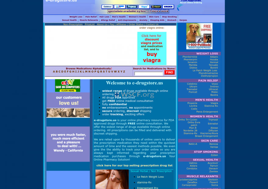 E-Drugstore.us Online Canadian Pharmacy