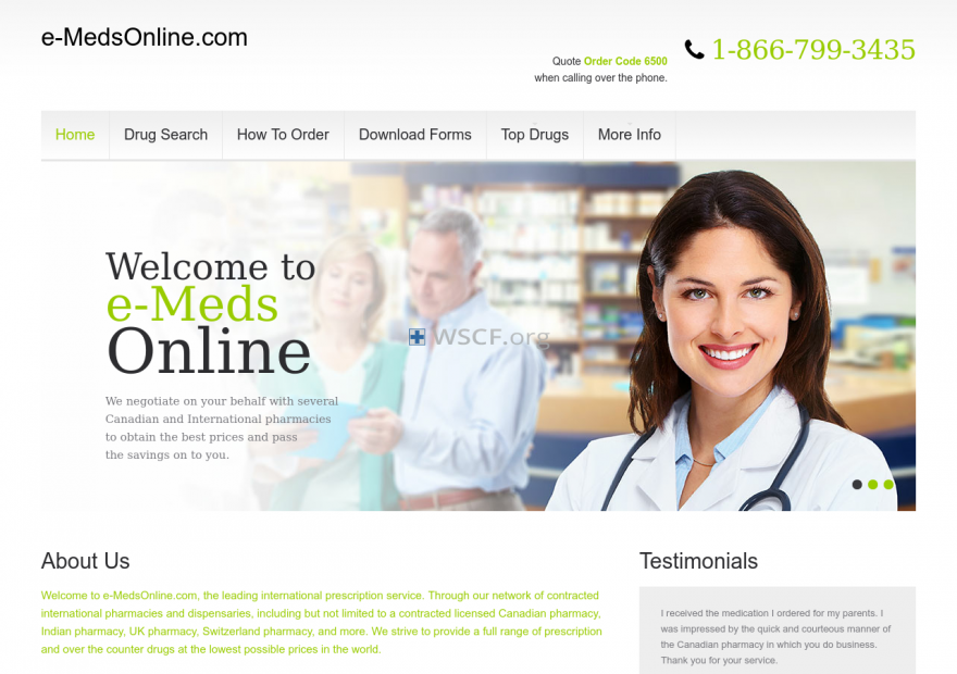 E-Medsonline.com Pharmaceutical Shop