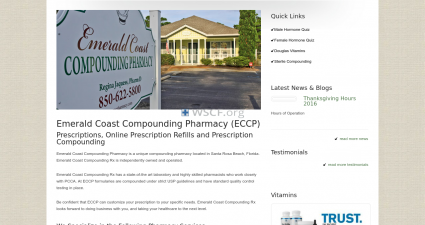Eccpharmacy.com Website Pharmaceutical Shop
