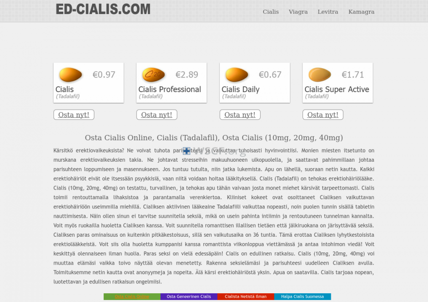 Ed-Cialis.com All time On-line Support