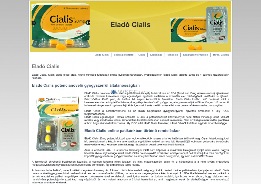 Elado-Cialis.net Great Internet Drugstore