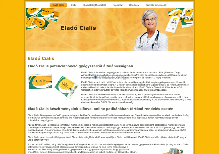 Elado-Cialis.org Website Pharmaceutical Shop