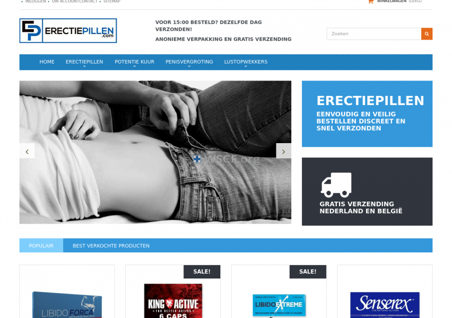 Erectiepillen.com The Internet Pharmaceutical Shop