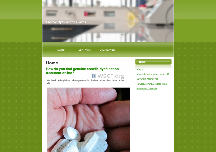 Erectiledysfunctionclinics.co.uk Best Online Pharmacy in U.S.