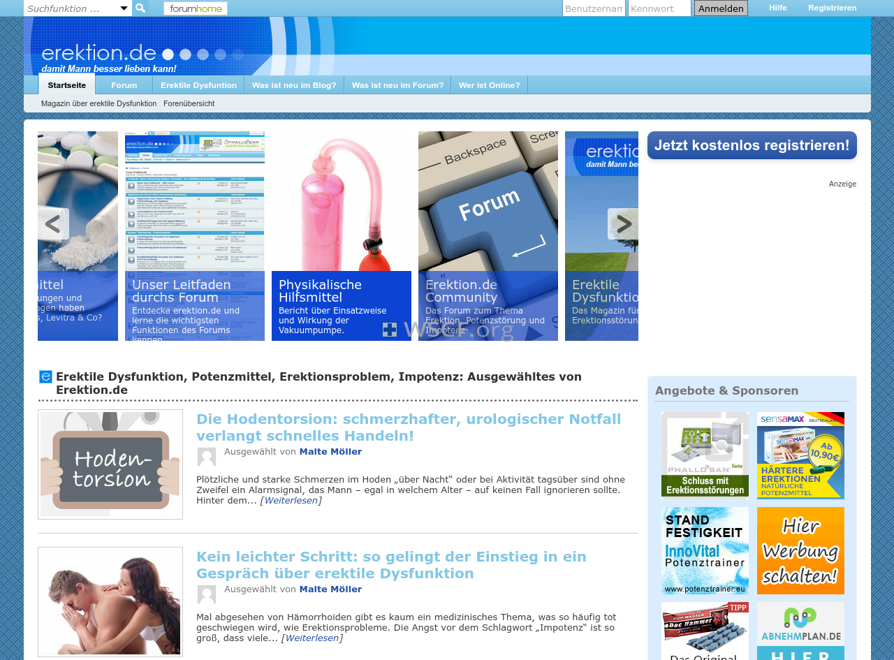 Erektion.de Online Pharmacies