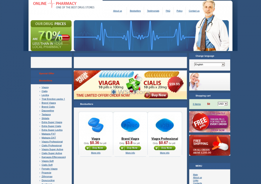 Erxbill.com Online Offshore Pharmacy
