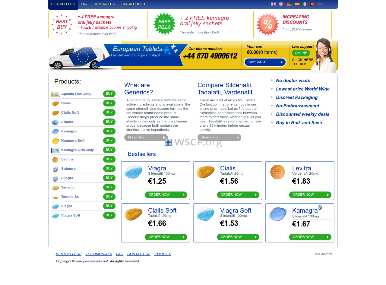 Europeantablets.net Online Pharmacy