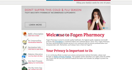 Fagenpharmacy.com Your One Click Pharmacy