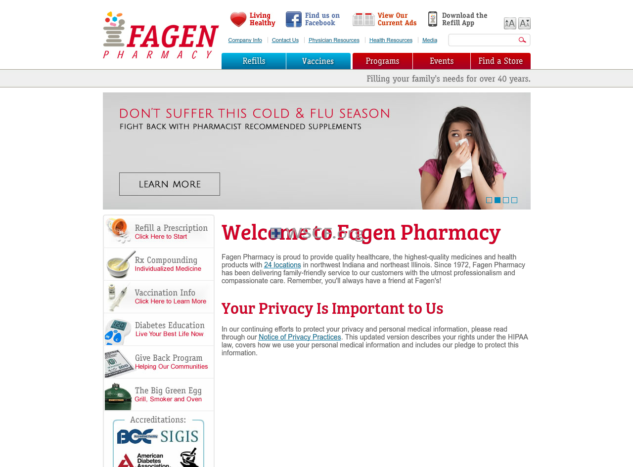 Fagenpharmacy.com Drugstore