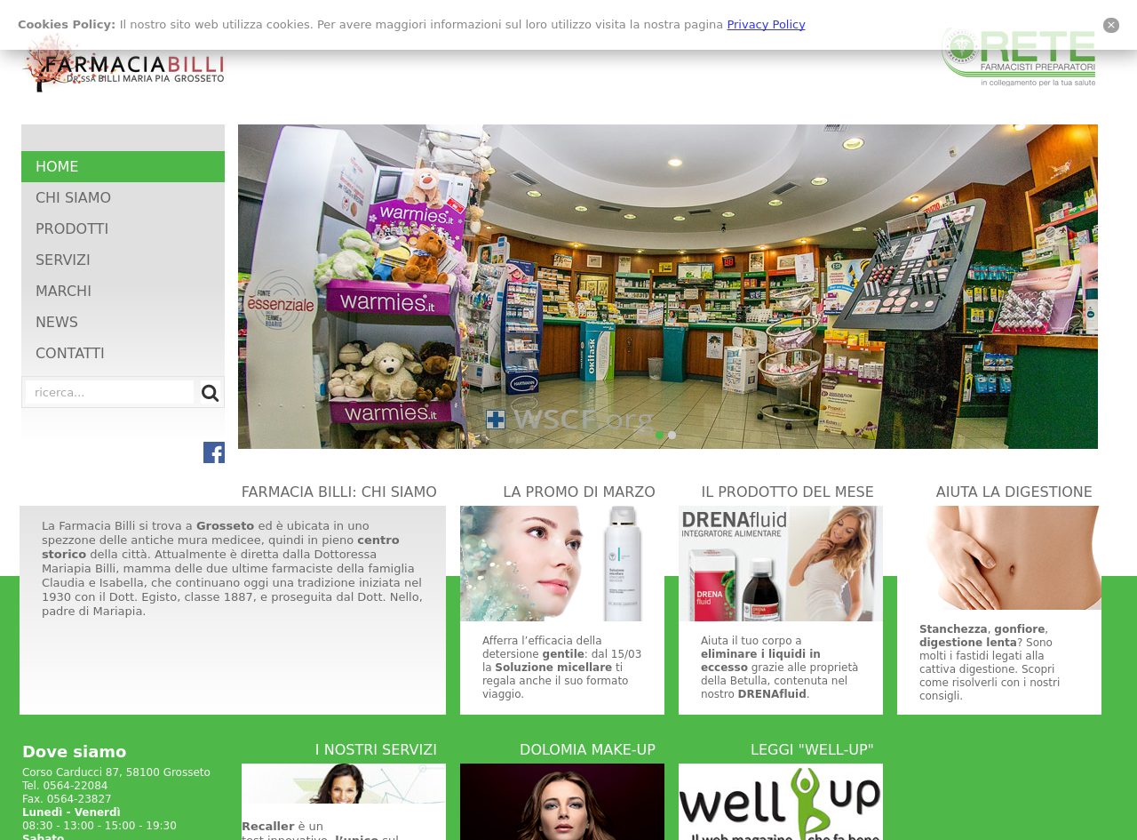 Farmaciabilli.net Confidential online Pharmacy.