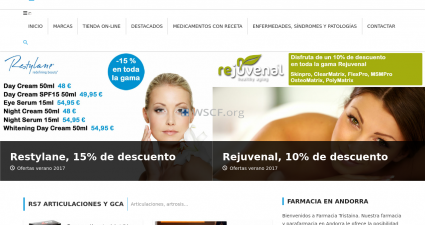 Farmaciaenandorra.com Overseas On-Line Drugstore