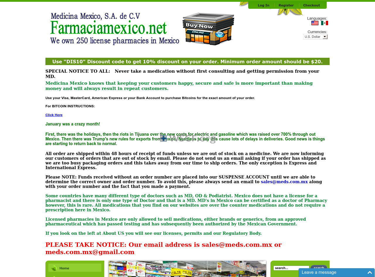 Farmaciamexico.net Pharmacy Online