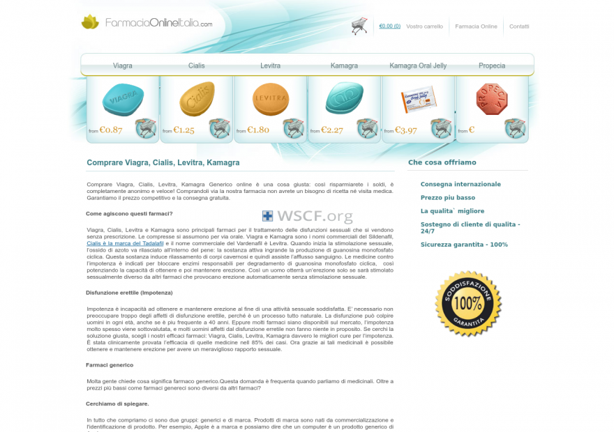 Farmaciaonlineitalia.com All time On-line Support