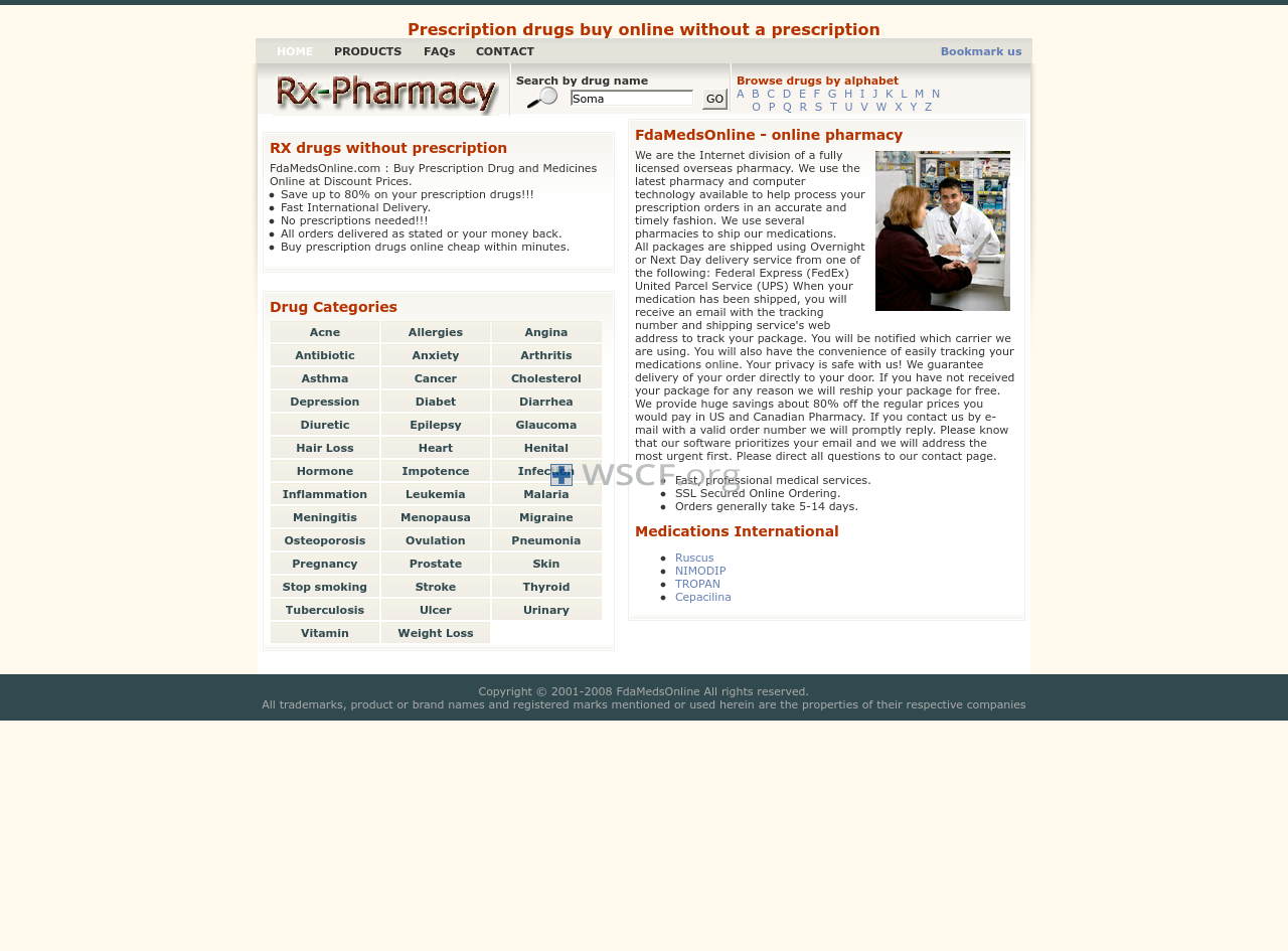 Fdamedsonline.com Drug Store