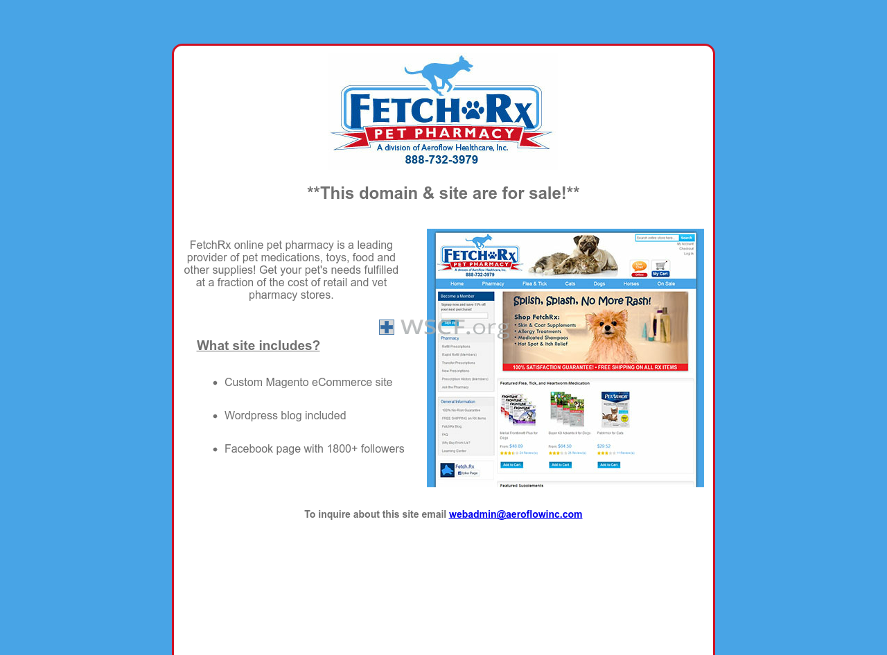 Fetchrx.com Internet DrugStore