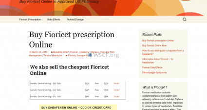 Fioricetcod.com Brand And Generic Drugs