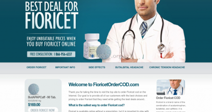 Fioricetordercod.com Best Online Pharmacy in U.S.