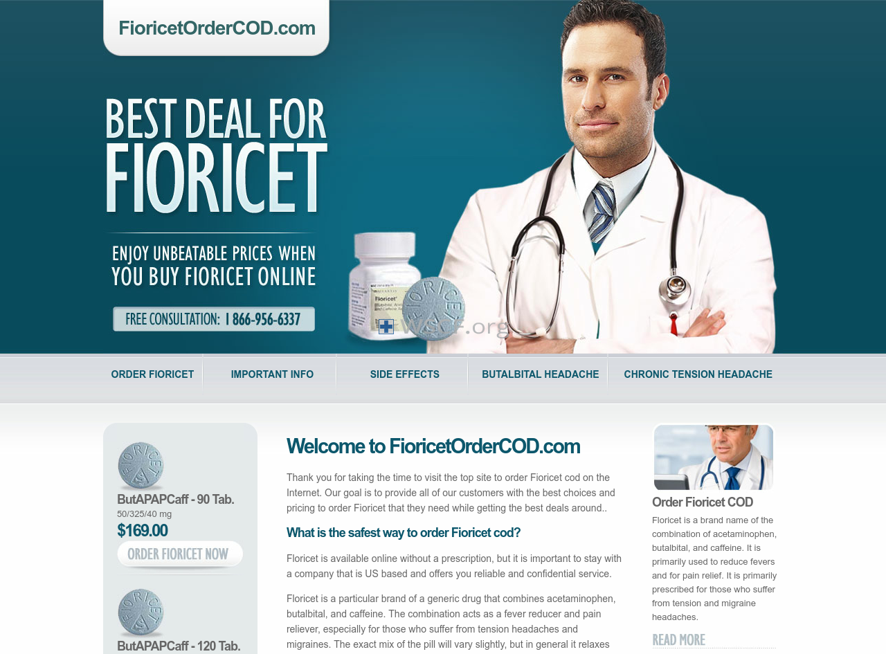 Fioricetordercod.com Best Online Pharmacy in U.S.