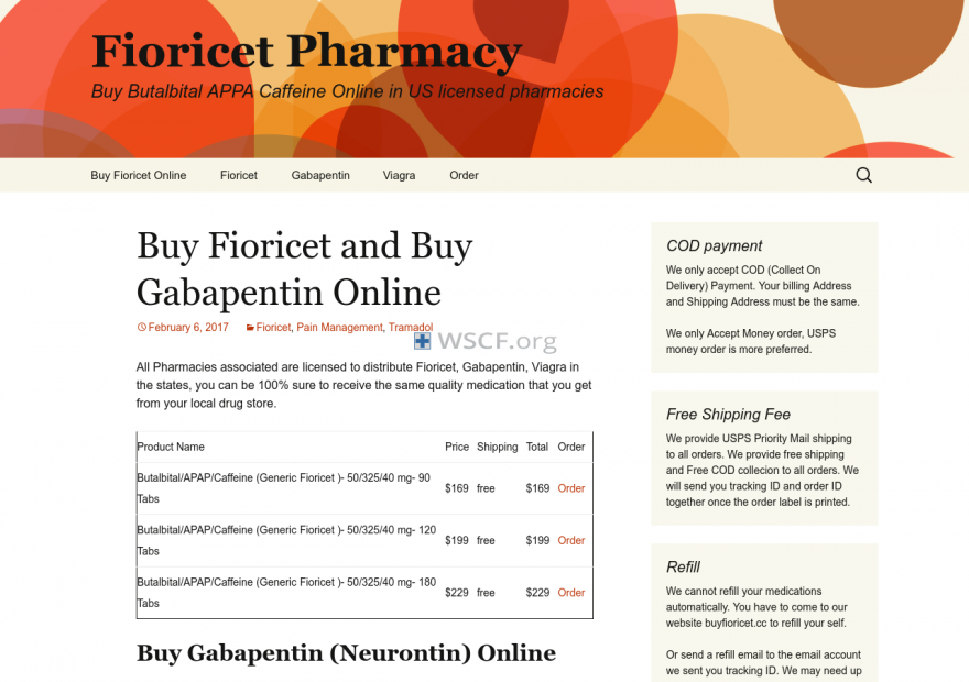 Fioricetpharmacys.com Best Online Pharmacy in U.S.