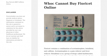 Fioricettablet.com Online Canadian Drugstore