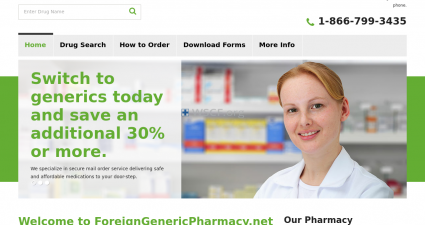 Foreigngenericpharmacy.net Special Offer And Discounts