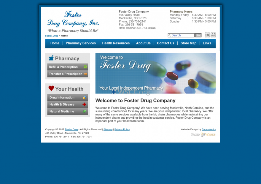 Fosterdrugco.com Drug Store
