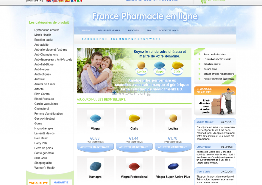 Francepharmacieenligne.com Canadian HealthCare